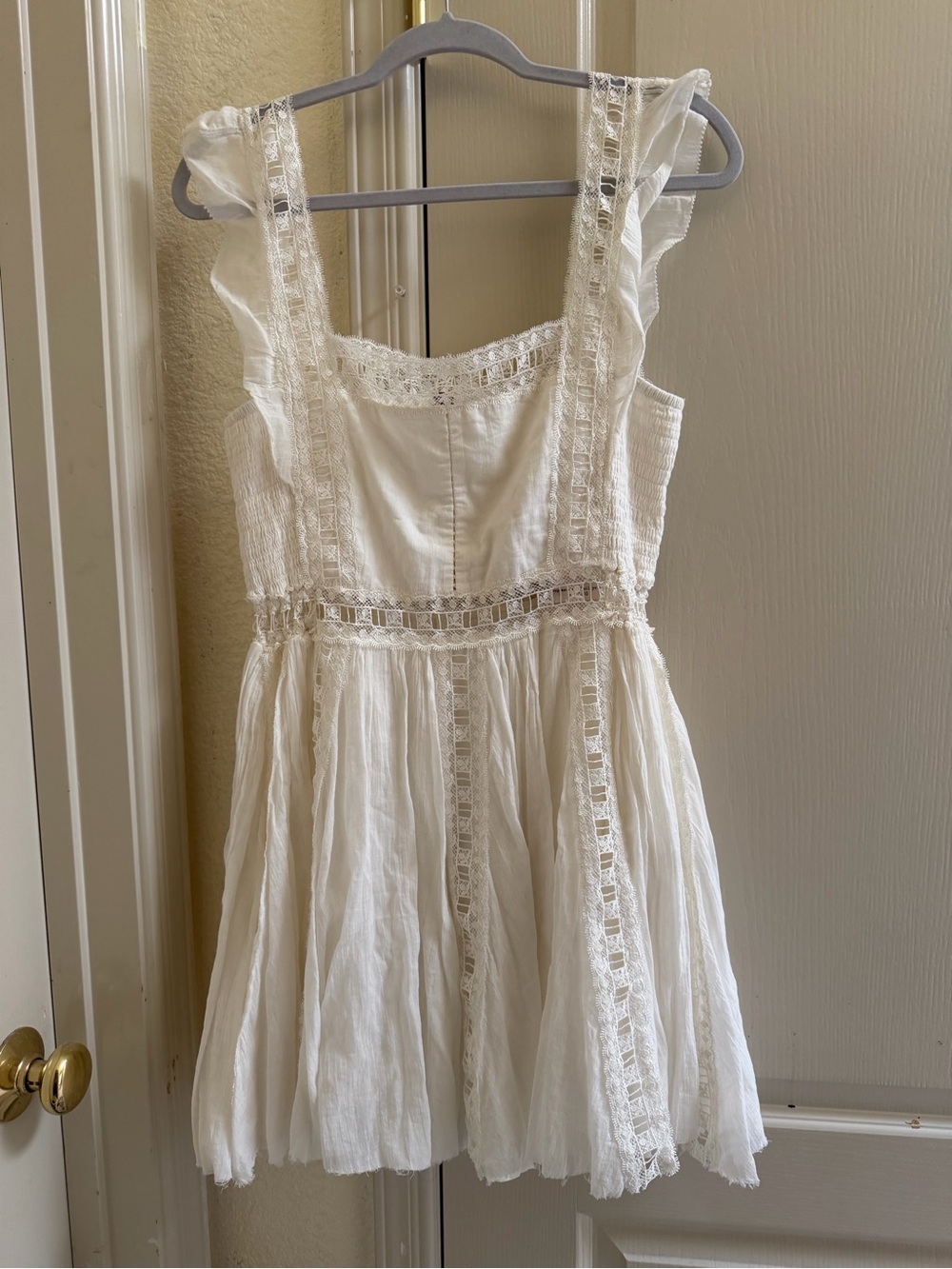 Free people Verona lace mini dress